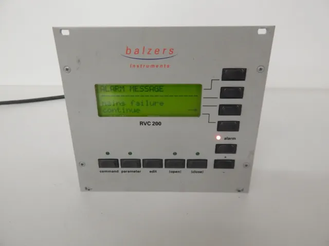 ^^ BALZERS RVC 200 Pressione Valvola Controller (WSG74)