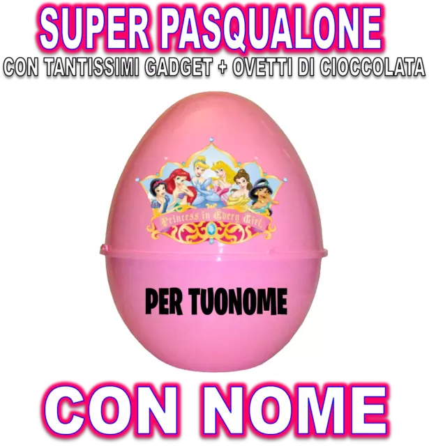 Principesse Super Sorpresone Contenitore Pasqua Pasqualone Disney Ariel Cenerent