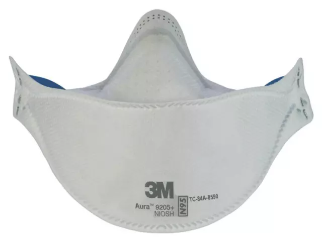 3M Aura 9205+  Genuine 3M N95 Disposable Particulate Respirator  Masks NIOSH