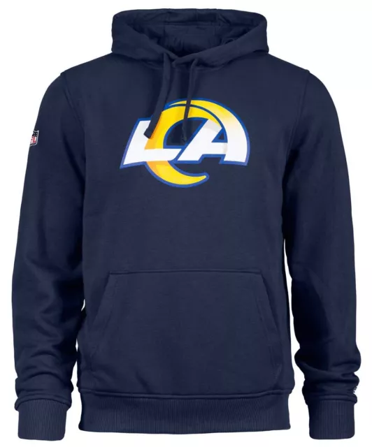 New Era La Los Angeles Béliers Bleu Marine Capuche Pull à Capuche Hommes