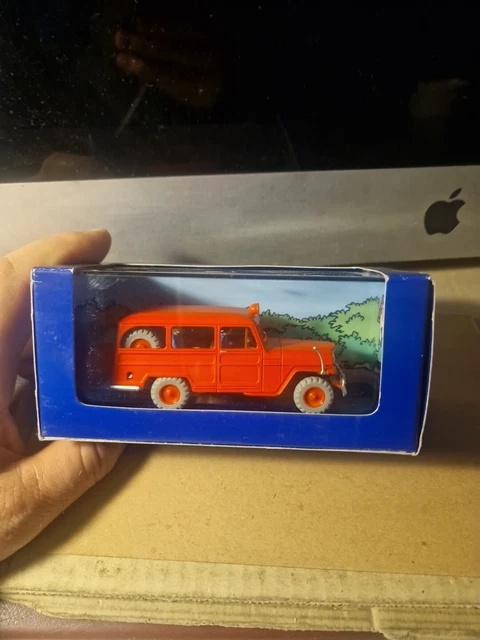 Voiture Tintin N°57 - La Jeep Des Pompiers - Avec Certificat - Neuf En Boîte