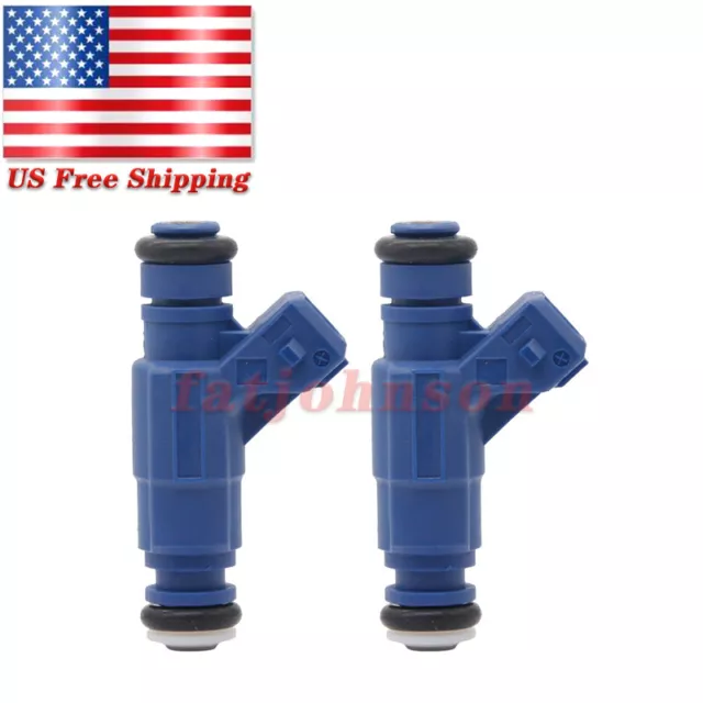 2x Fuel Injector 0280156208 1202863 For Polaris RZR Sportsman Ranger EFI 700 800