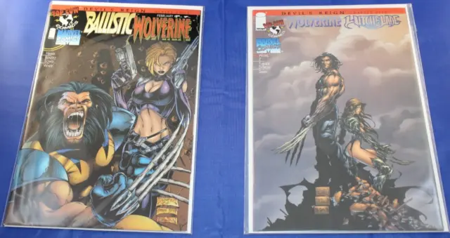 Devils Reign Ballistic Witchblade Wolverine 4 5 Michael Turner Comic Lot 7.0-8.0