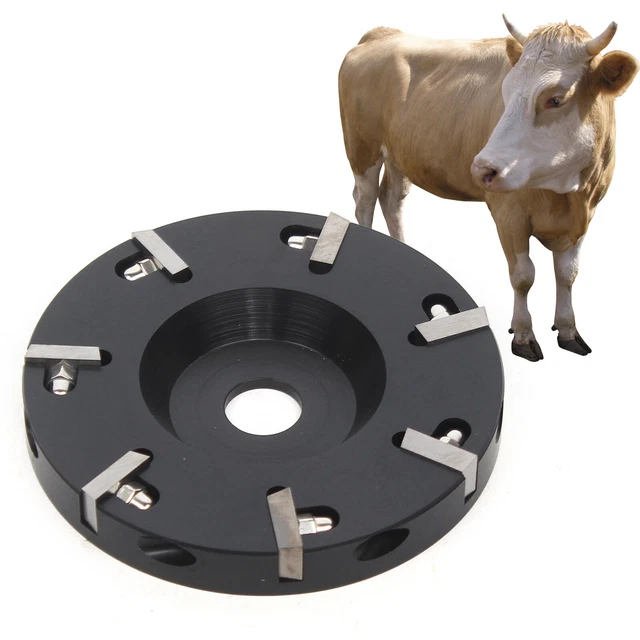 CATTLE HOOF TRIMMING Disc Horse Sheep Hooves Trimmer 7 Blades Alloy