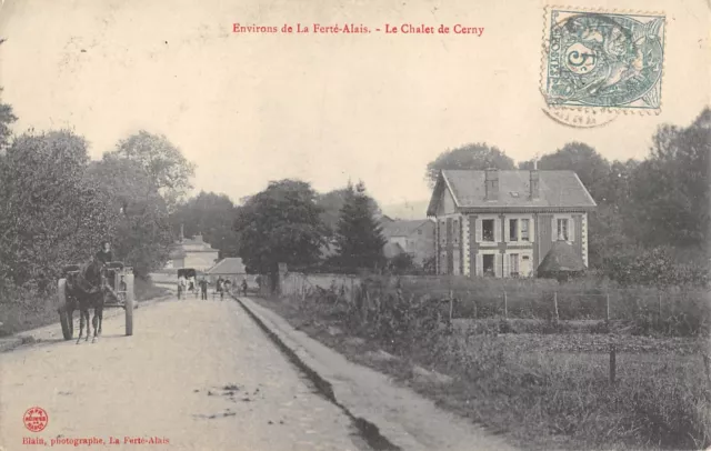 Cpa 91 Environs De La Ferte Alais / Le Chalet De Cerny