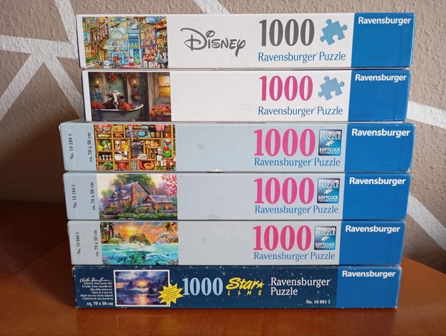 ORIGINAL RAVENSBURGER PUZZLE 1000 Teile Disney collection Set Paket ...