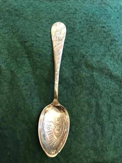 Sterling Silver Worlds Fair Souvenir Spoon