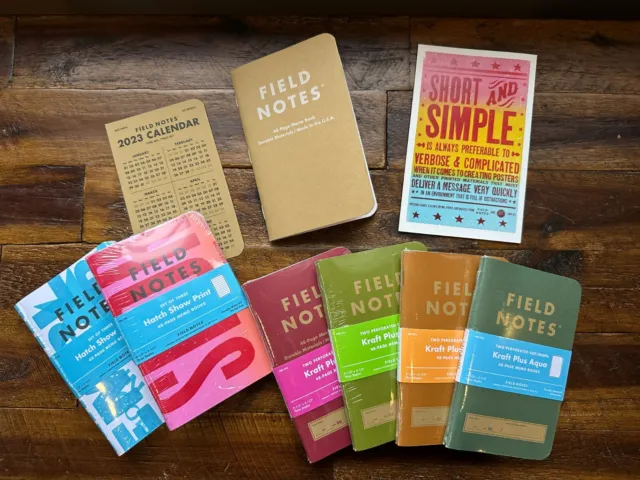 Field Notes Quarterly Subscription Notebooks & Exclusives, Choose Your Favorites