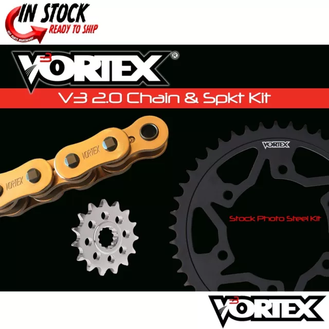 Yamaha YZF-R1 09-14 Vortex 520 Chain and Sprocket Kit 16-49 Tooth CKG6360