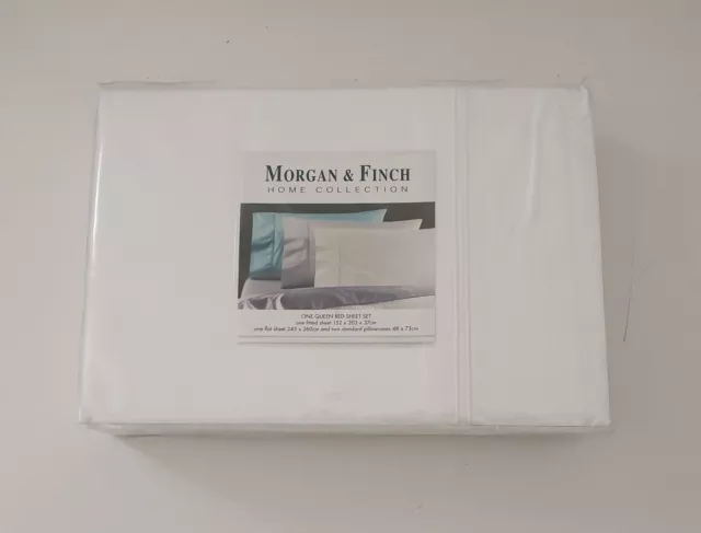 Morgan & Finch Home Collection Queen Bed Sheet Set. New