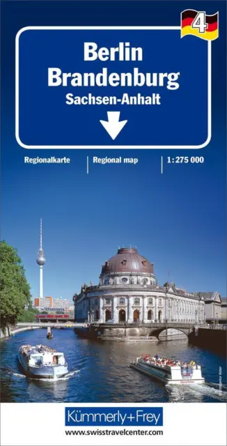 KuF Deutschland Regionalkarte 04 Berlin, Brandenburg 1 : 275 000 | deutsch
