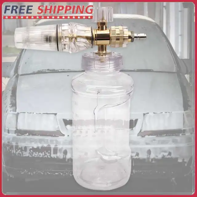 Foamer Jet Bottle 1L Car Washer Transparent Adjustable Spray Angle for Car Truck