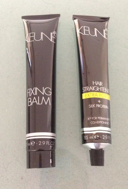KEUNE HAIR STRAIGHTENER EXTRA FORTE 85 m l FIXING BALM 85 m l. SHIP 2 BRAZIL 26.50 PicClick
