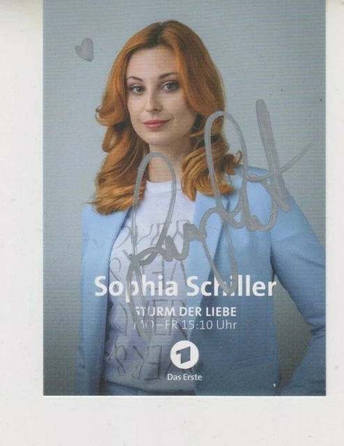 ARD AUTOGRAMMKARTE DIONNE Wudu Sturm Der Liebe Musical ZDF RTL NDR EUR