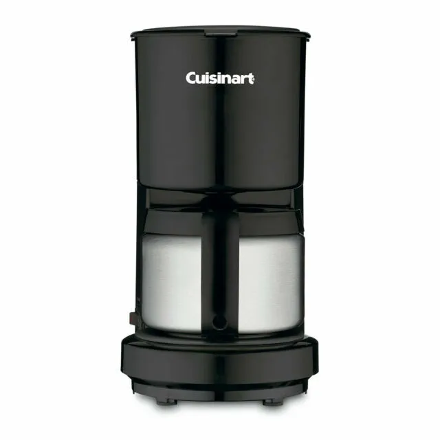Cuisinart DCC-450BK 4-Cup Coffee Maker with Stainless-Steel Carafe - Black