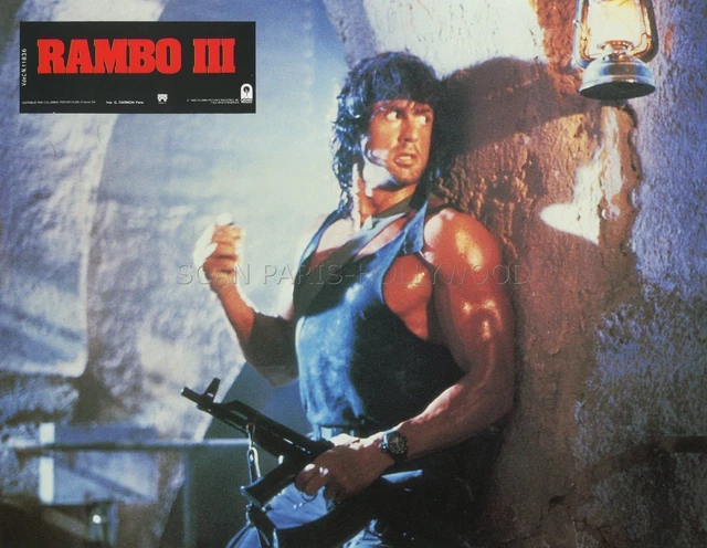 1988 SYLVESTER STALLONE Rambo Iii Vintage Lobby Card #5 £12.11 ...