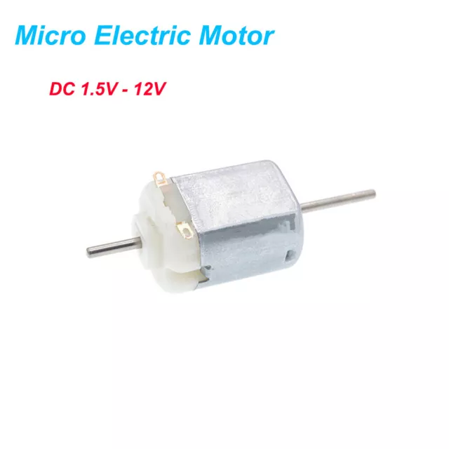 Micro Dual Shaft DC Electric Motor High Speed 3000RPM 5400RPM for Toy Model DIY