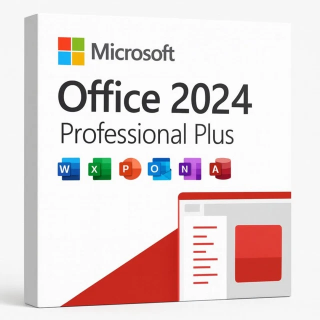 MICROSOFT OFFICE 2024 Professional Plus - Licenza Originale 1 PC Win 10 ...