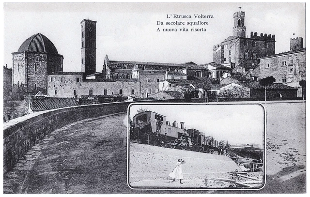 Toscana - Pisa - Volterra - Vedutine - Ferrovia - F.p. Non Viaggiata - 1900