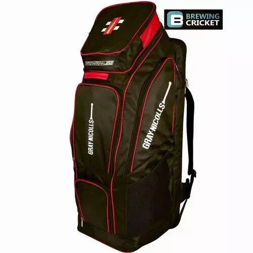 Grey Nicolls Logo Printed Cricket Kit Specious Kit Bag Black Color Available