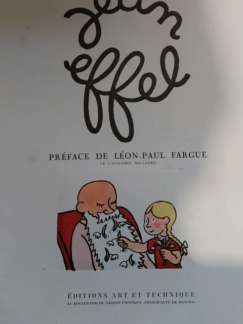 Jean Effel préface Léon-Paul FARGUE éditions art et technique 1943