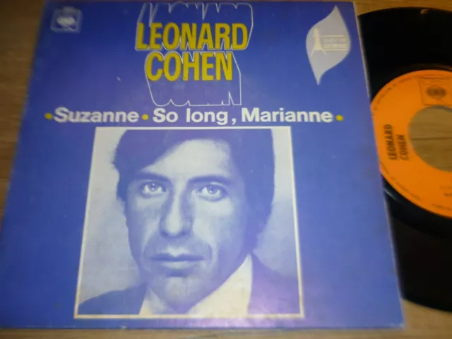 LEONARD COHEN - Suzanne / So Long, Marianne . SP 45' . 1969 CBS 3337