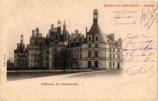 CPA AK Hotel du Chateau - Blos - Chateau de Chambord (740904)