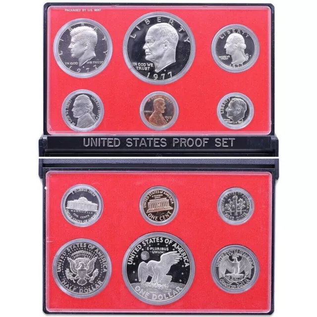 1977 S PROOF Set in Original Box US Mint (6 Coin Set)