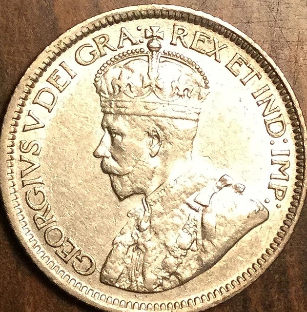 1916 CANADA SILVER 10 CENTS COIN- Fantastic example ! -