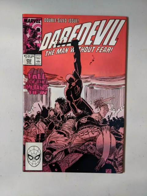 Daredevil #252 Fall of the Mutants Tie In VF/NM 1988 Marvel Comics