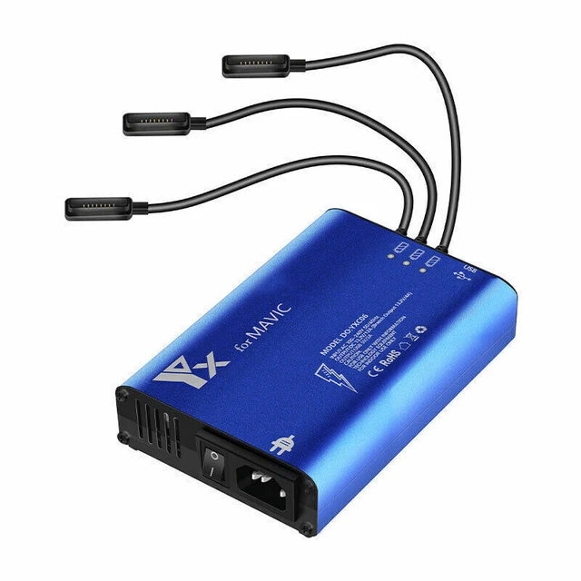 5 IN 1 Rapid Battery Charger Hub for Mavic Pro Platinum Drone