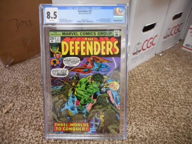 Defenders 27 cgc 8.5 Marvel 1975 1st appearance of Starhawk GotG Hulk Dr Strange