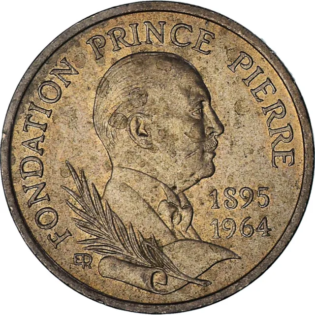 [#1026101] Monaco, Rainier III, 10 Francs, 1989, VZ, Nickel-Aluminum-Bronze, KM: