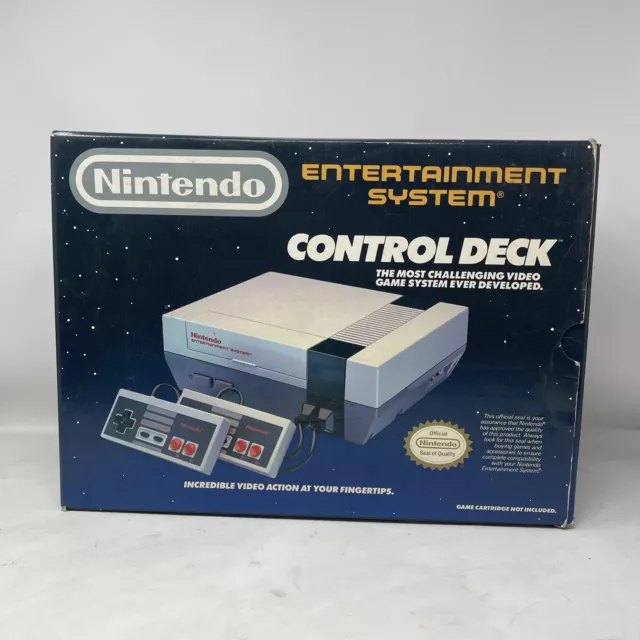 Nintendo NES Control Deck Box Only No Console
