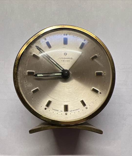 Orologio/Sveglia Da Tavolo Junghans Trivox Made In Germany