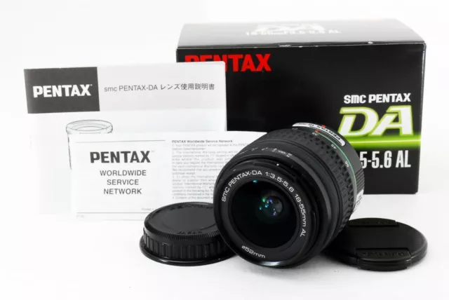 Pentax Da Smc F / 3.5-5.6 18-55mm Al Lentille [ EXC Avec / Boîte De Japan [216