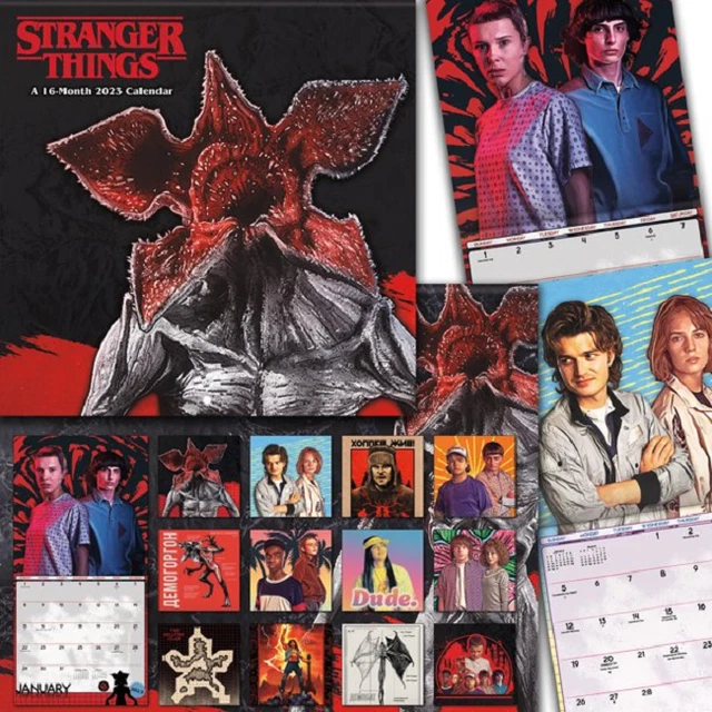 TRENDS INTERNATIONAL 2023 Netflix Stranger Things Wall Calendar 11.00