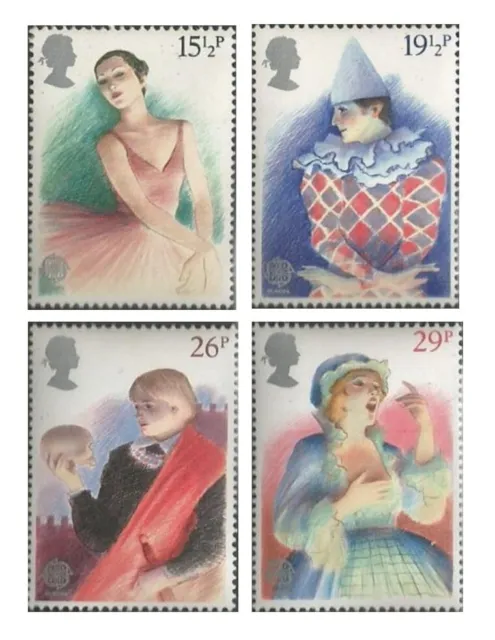 1982 GB UK Stamps ~ BRITISH THEATRE ~ Set of 4 ~ MNH