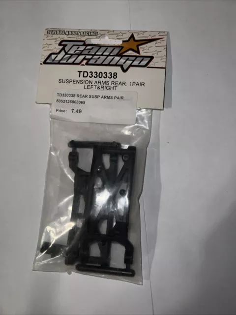 RC Team Durango TD330338 Suspension Arms Rear DEX210 DEX210v2 Updated TD330712
