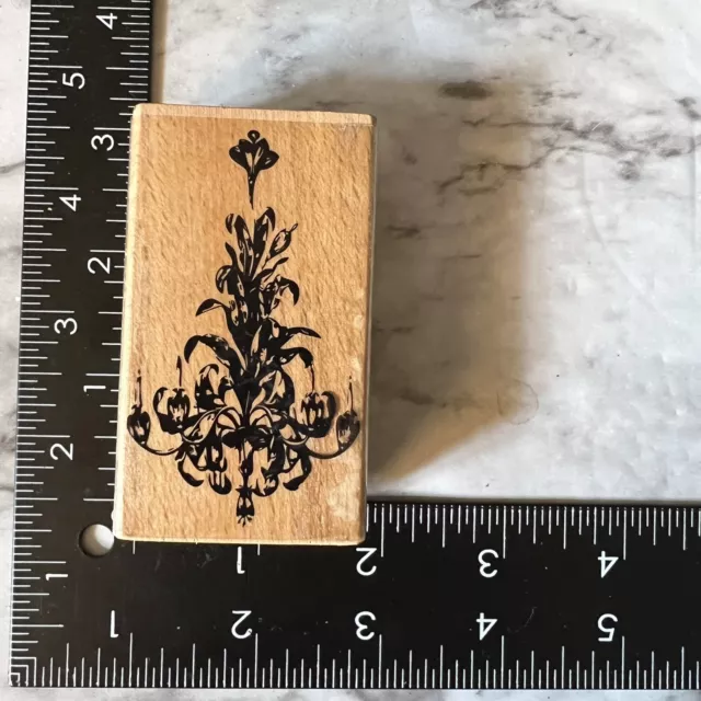 Rubber Stamp Studio G Traditional Chandelier Antique Vintage Baroque