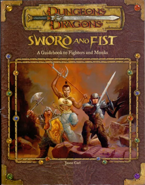 Jdr Rpg Jeu De Role / D&D3.0 Sword And Fist A Guidebook To Fighters And Monks