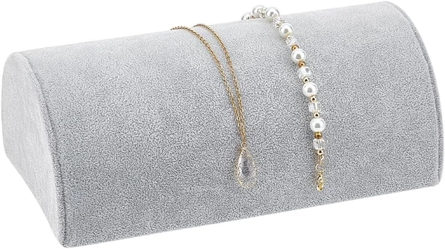 Portagioielli Da Tavolo Con Vassoio In Velluto - Espositore Per Collane, Orecchini E Anelli - Foto 8