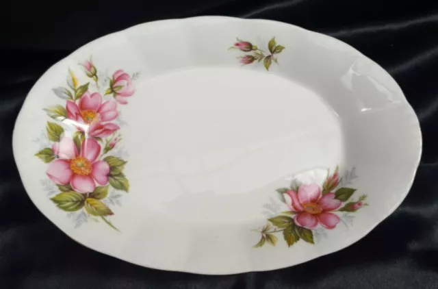 Paragon PRAIRIE ROSE OVAL DISH, TRINKET TRAY, 21.5cms x 14cms wide