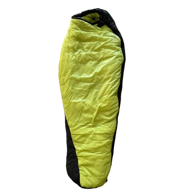 Mountain Hardware Lime Green Gray 32" x 70" Sleeping Bag Ultra Lamina 32° 24