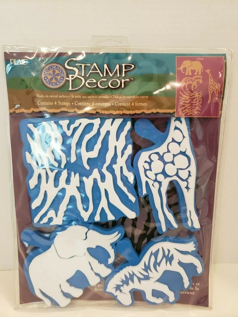 DECORACIÓN DE SELLOS Decorador Bloques Estampilla Decoración 4 Estampillas 53668