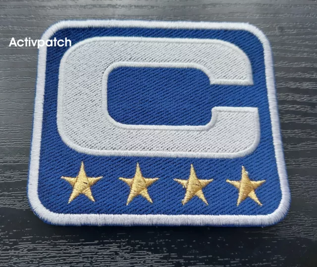 Dallas Cowboys Captain C patch C-white 4 star gold NFL Football Superbowl sew on