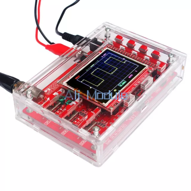 Clear Acrylic Case box Shell for DSO138 2.4" TFT Digital Oscilloscope