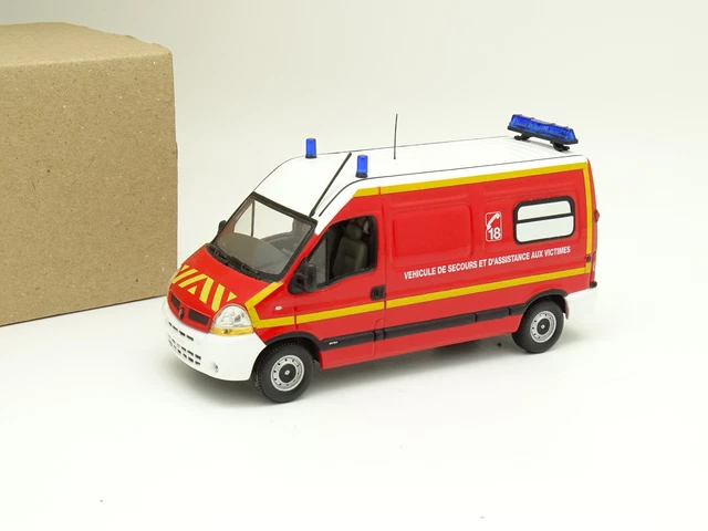 Miniature pompiers 1 43 VSAV RENAULT MASTER NOREV sdis 32