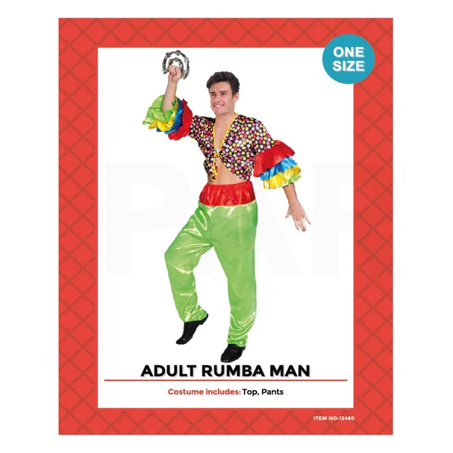 Men's Brazilian Carnival Costume: Samba Dancer Outfit, Handmade In EU - Foto 12