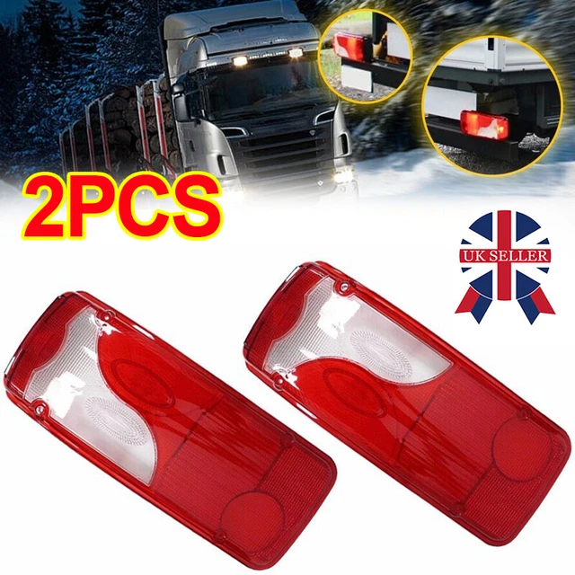 FIT MERCEDES SPRINTER Chassis Cab Clear Rear Light Lens Pair Lh&Rh 2006 ...
